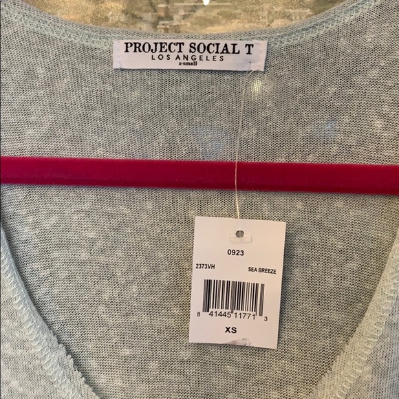 💕HP💕Project Social T mint green tank top - Picture 6 of 10